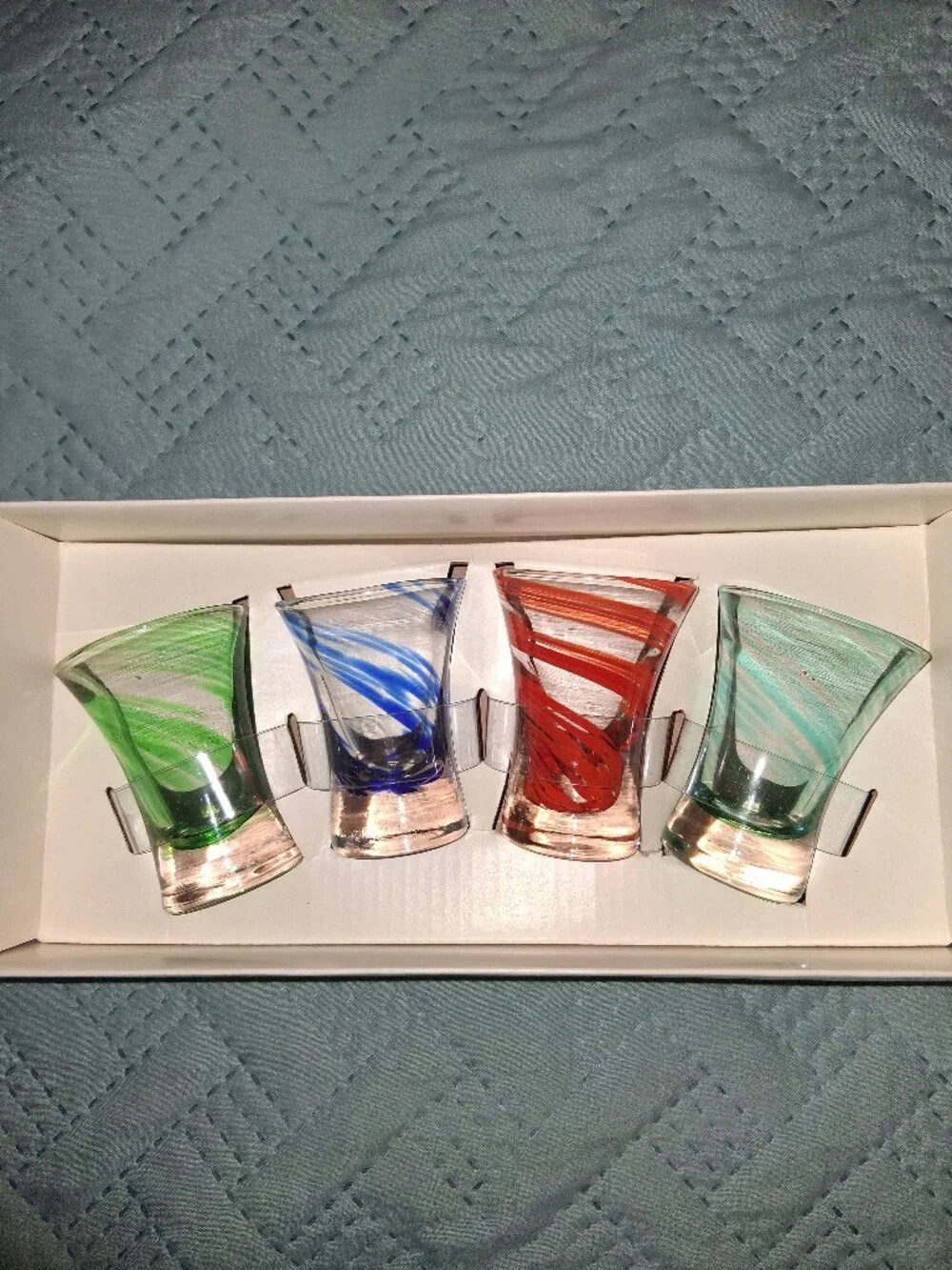 Never used! Pier 1 Shot Glass set of 4